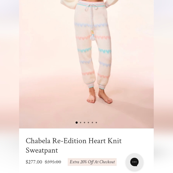 LoveShackFancy Chabela Pant In Fairy Forest Sz L